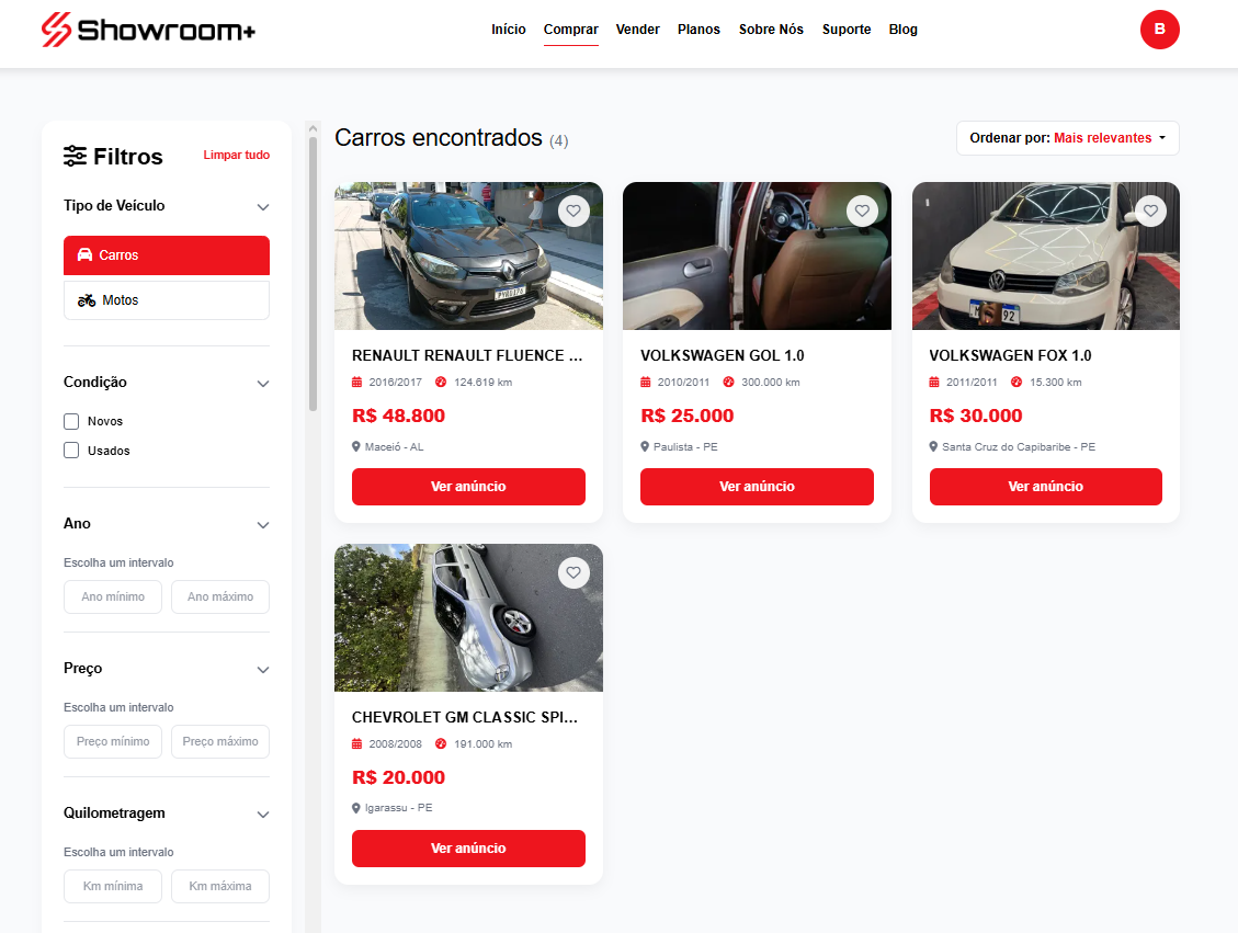 Showroom+ - Screenshot 2 showing product features and functionality