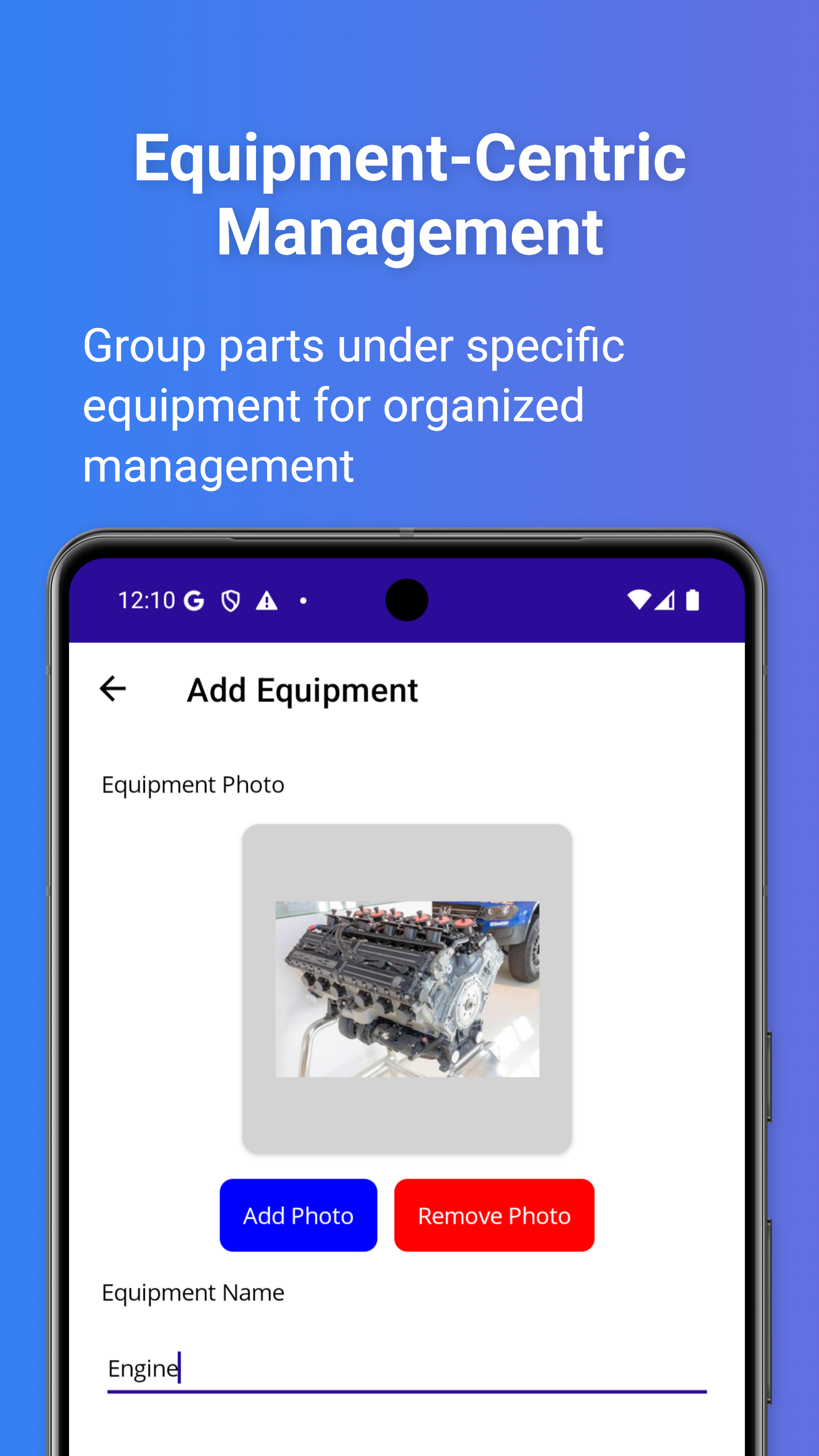 PartCycle: Smart Maintenance Tracker - Screenshot 4 showing product features and functionality