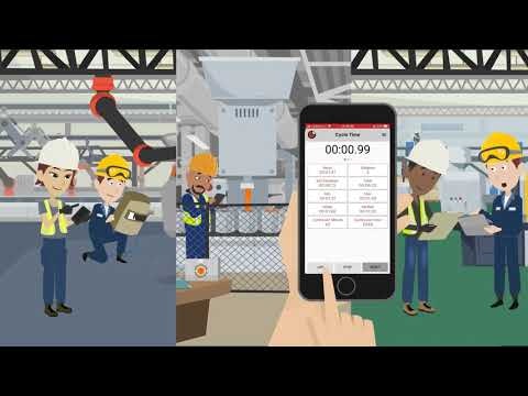 Cycle time: industrial stopwatch gallery image