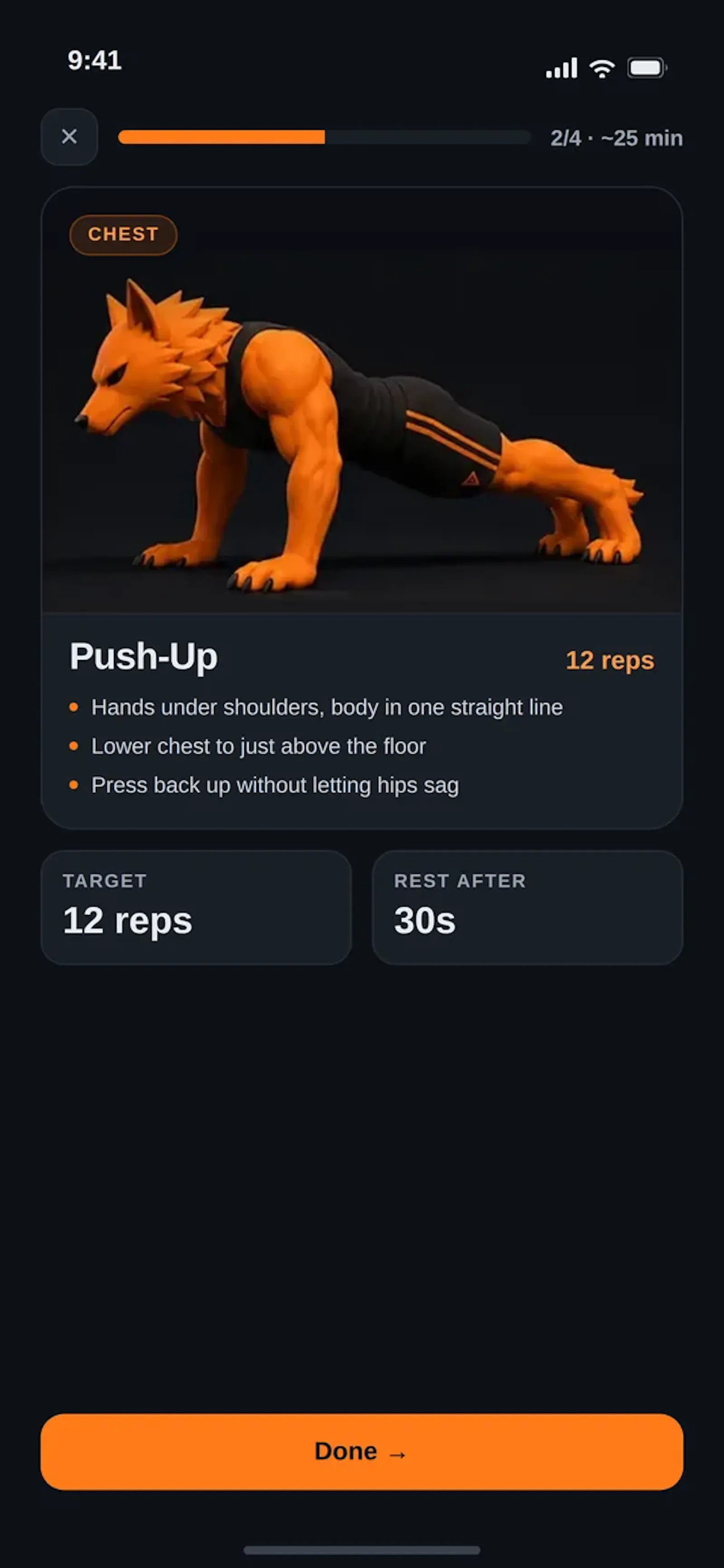 Wulver: Daily Workout Streaks screenshot 3
