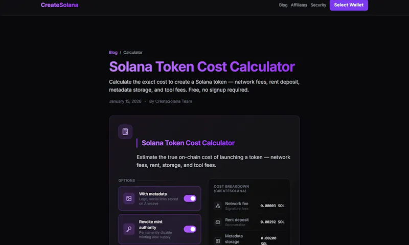 CreateSolana screenshot 6