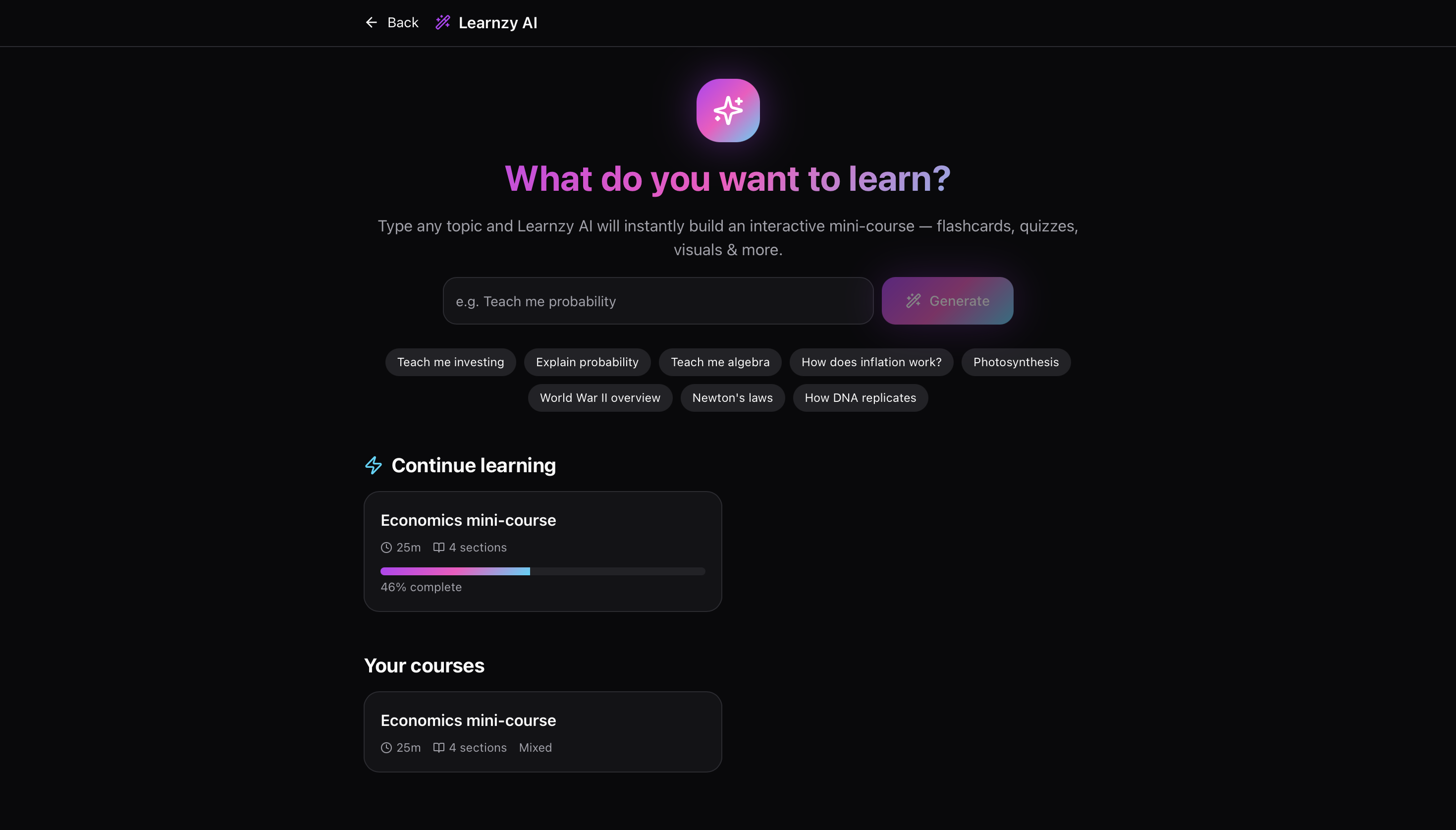 Learnzy — Learn something new in seconds gallery image