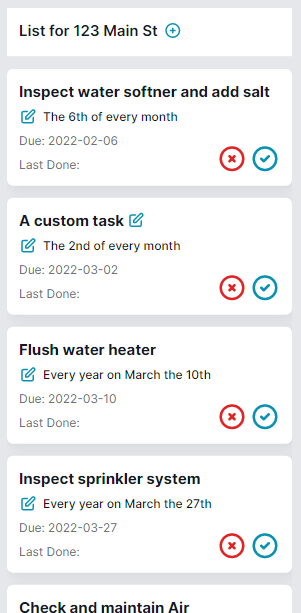 Home Maint List gallery image