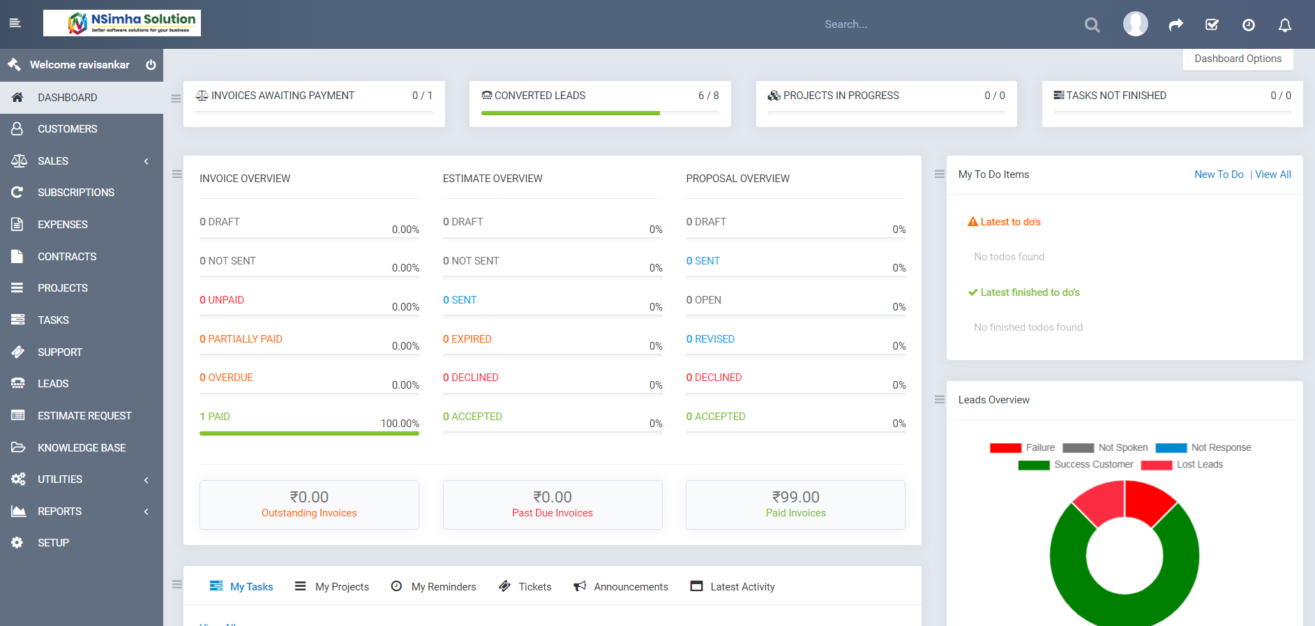 NSimha CRM gallery image