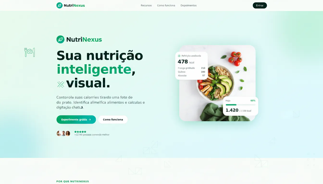 NutriNexus — Sua nutrição inteligente gallery image