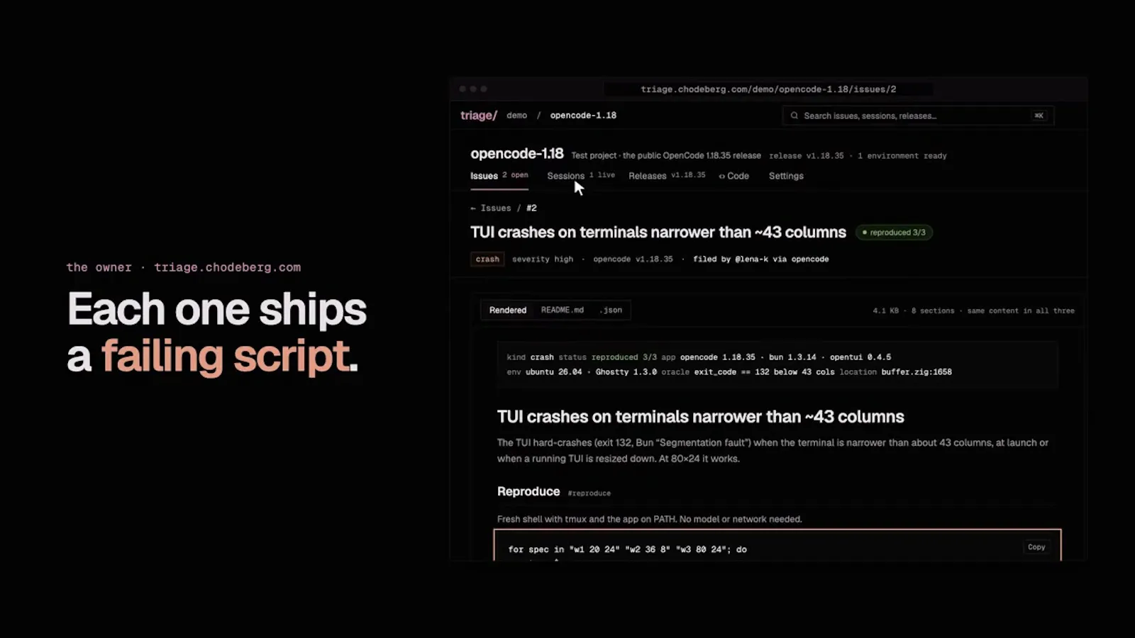 Triage by Chodeberg screenshot 1 (video preview)