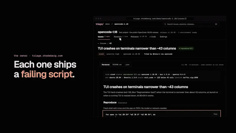 Triage by Chodeberg screenshot 1 (video preview)