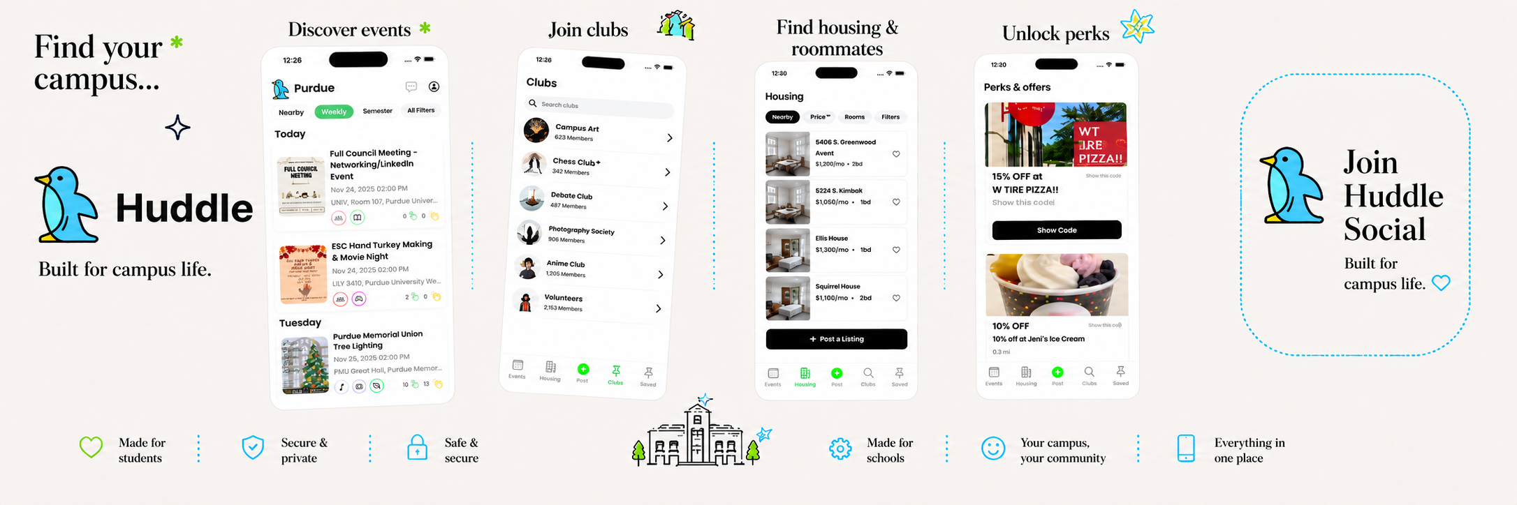 Huddle Social AI | Events, Games, Perks gallery image