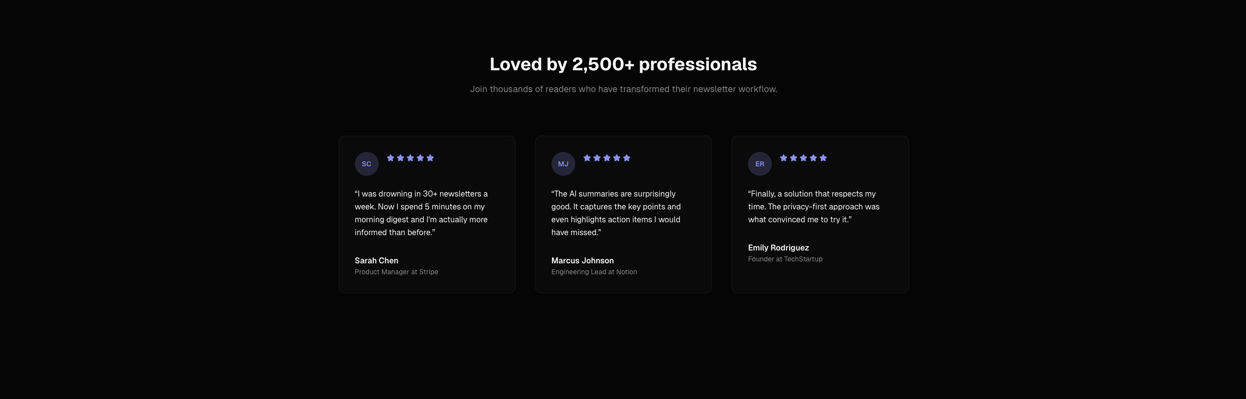 NewsletterDigest - Screenshot 3 showing product features and functionality