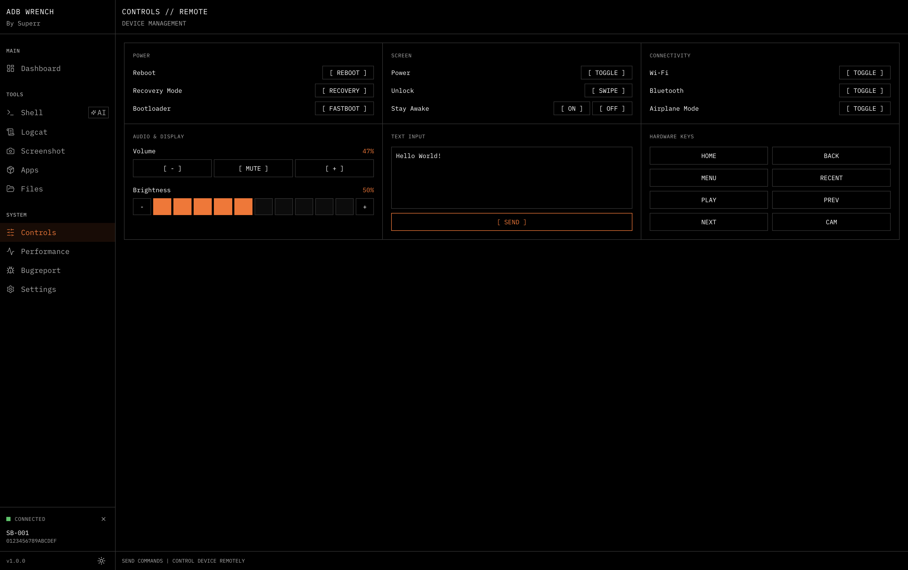 ADB Wrench - Screenshot 5 showing product features and functionality