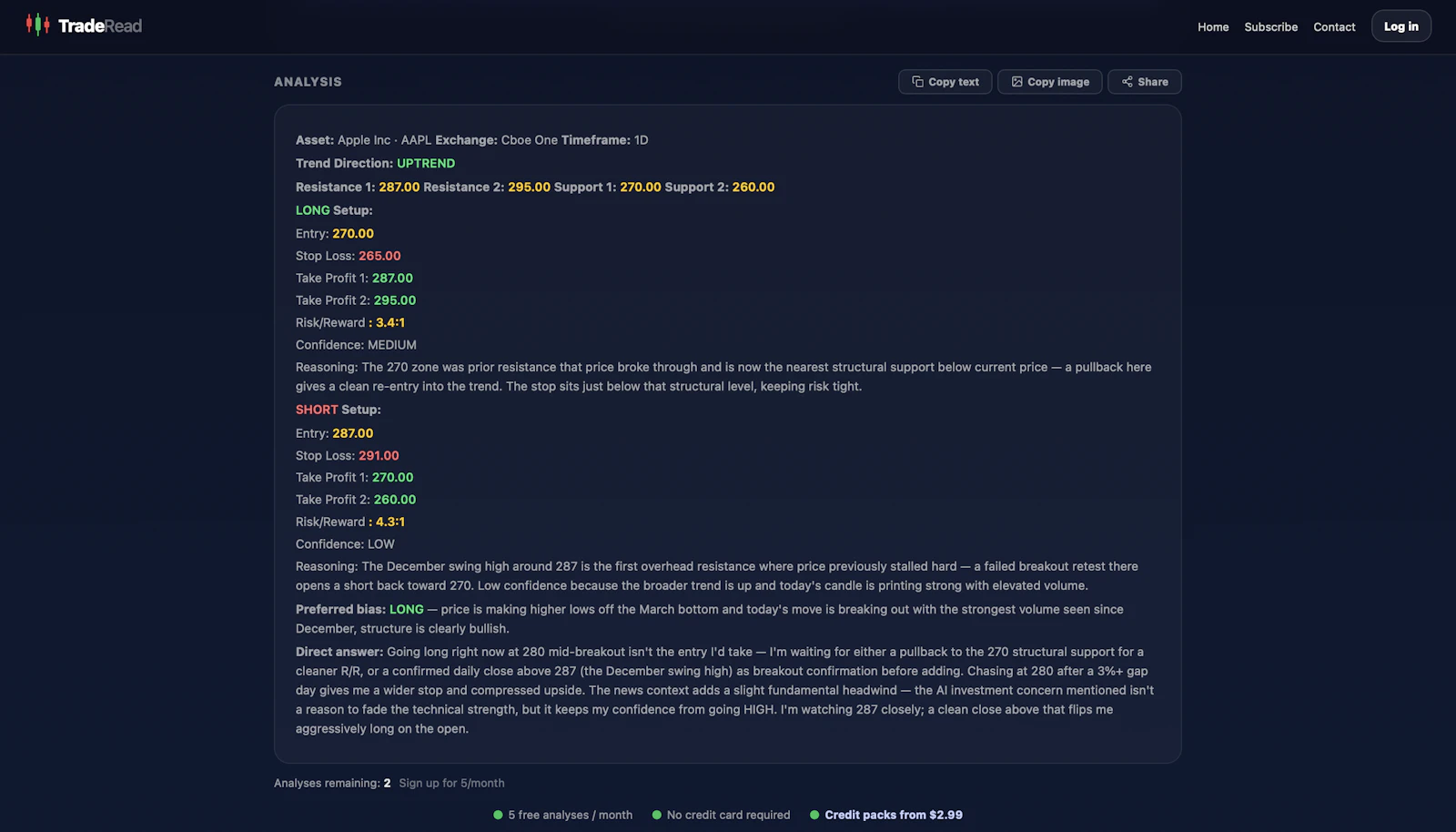 TradeRead screenshot 3