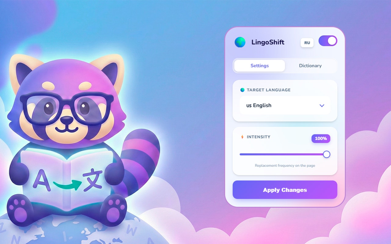 LingoShift - Screenshot 3 showing product features and functionality