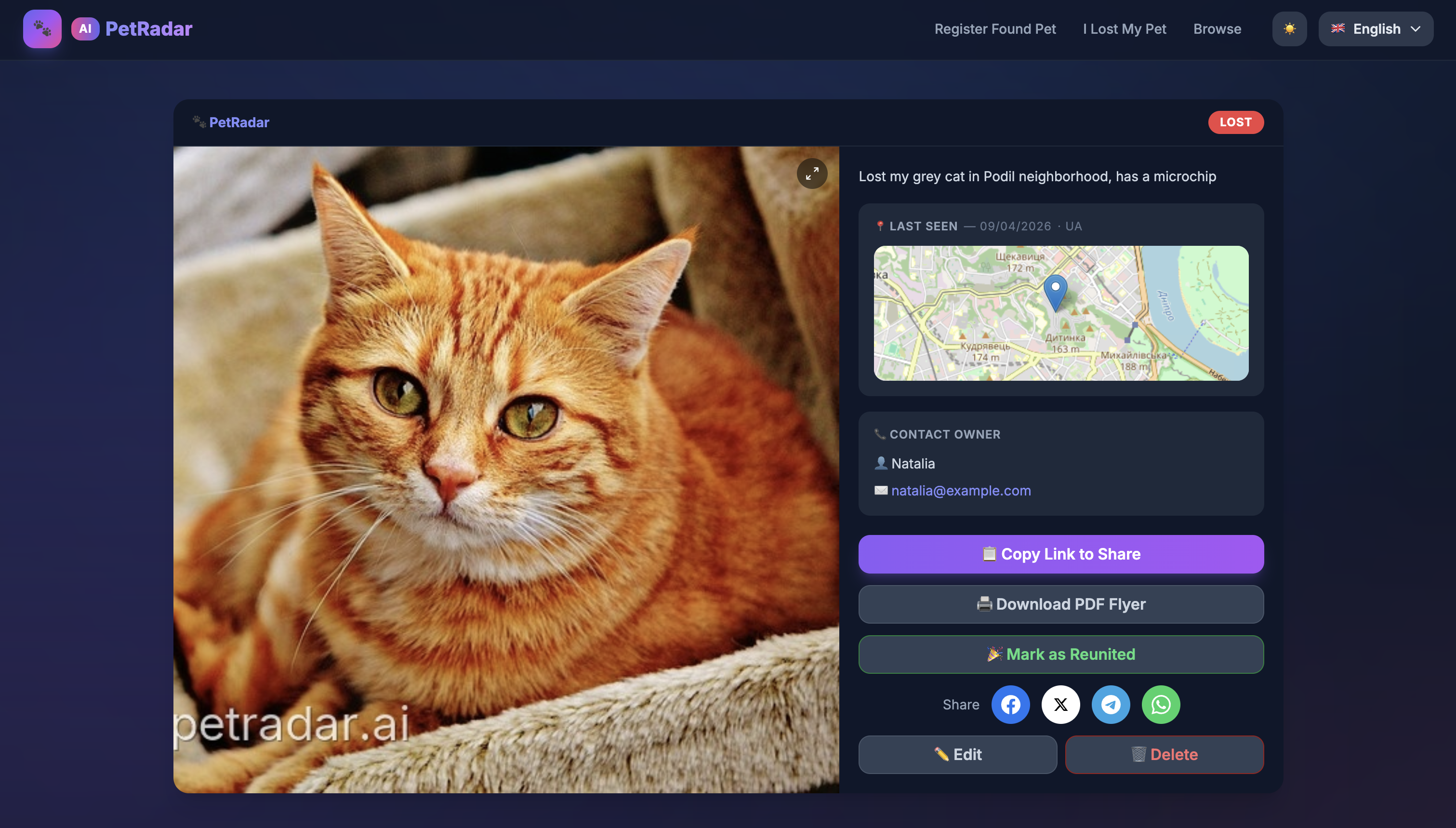 PetRadar gallery image