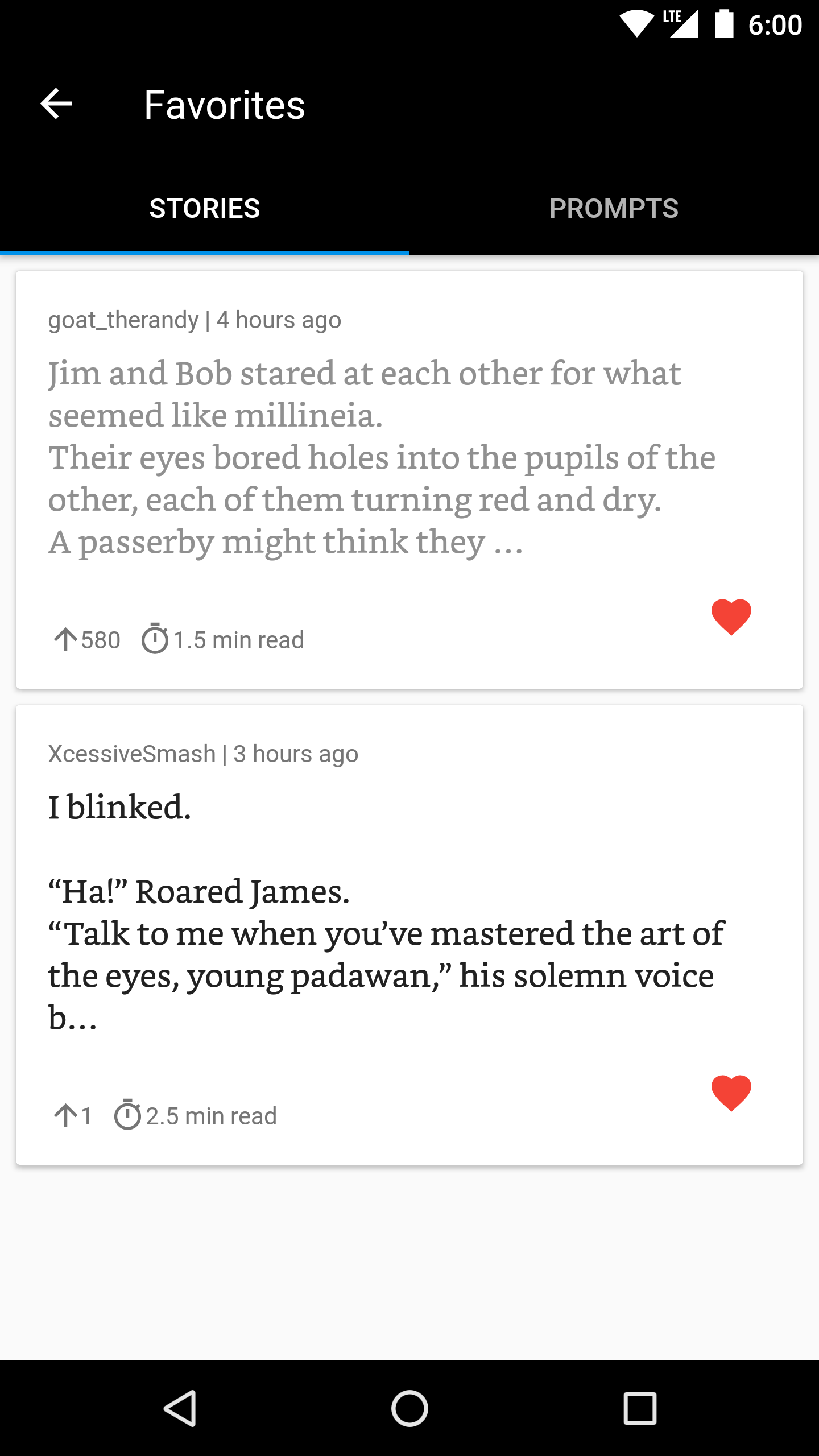 Writing Prompts Reader gallery image