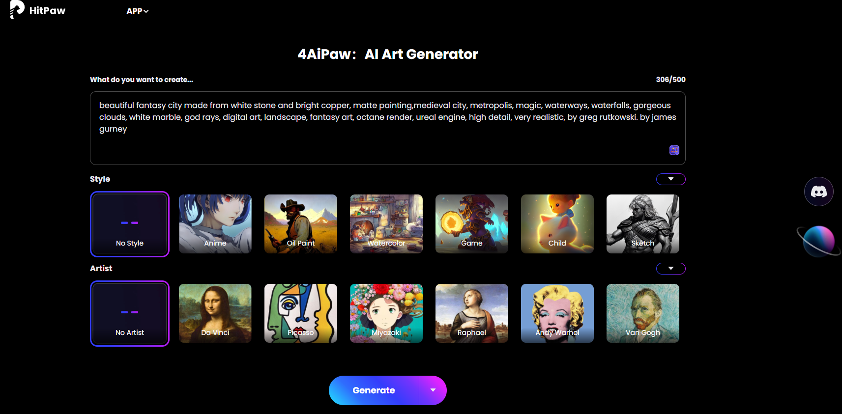  HitPaw AI Image Generator media 2