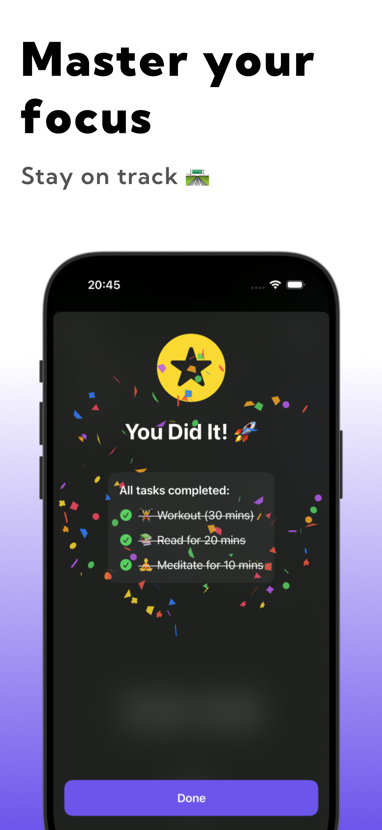 タスクフォーカス：Do＆Appブロックを行います - アプリをブロックし、TODOリストを使用するタイマー。メディア7