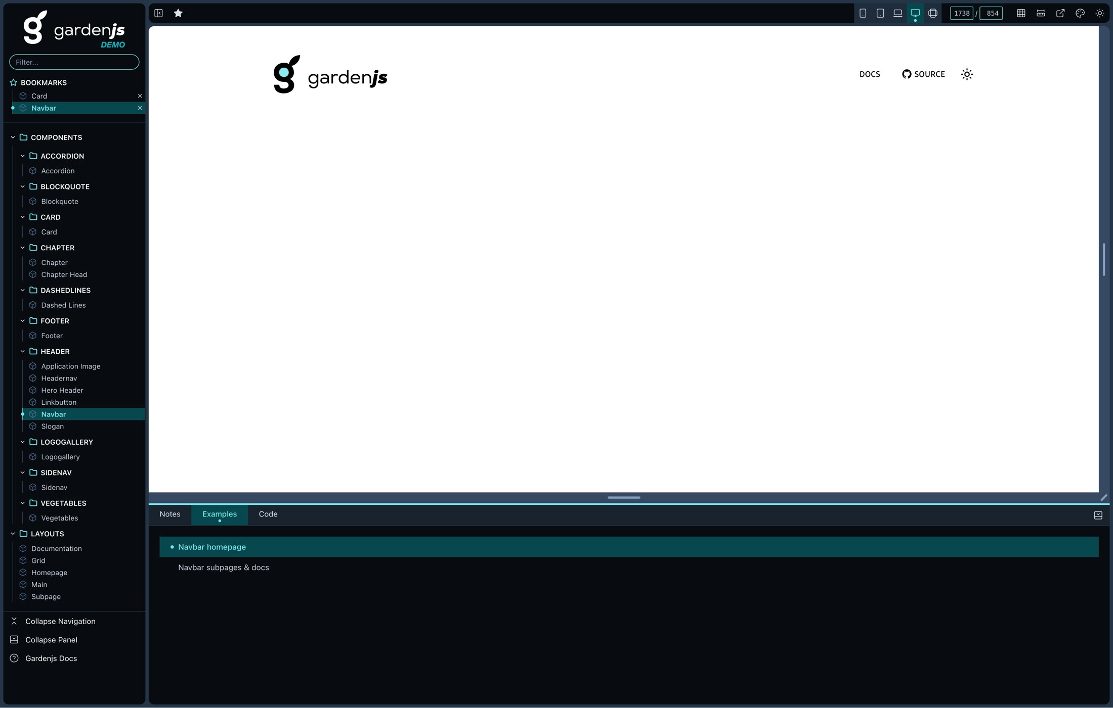 Gardenjs  - Screenshot 4 showing product features and functionality