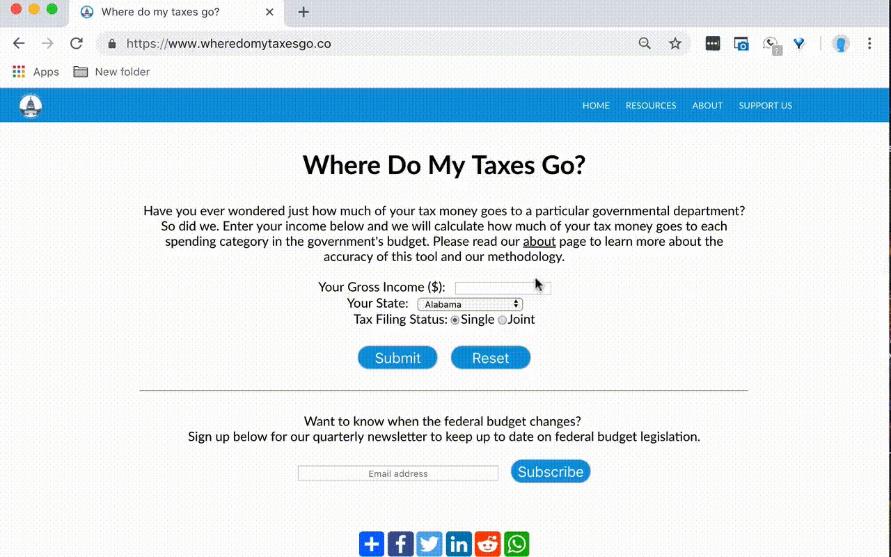 Where Do My Taxes Go?