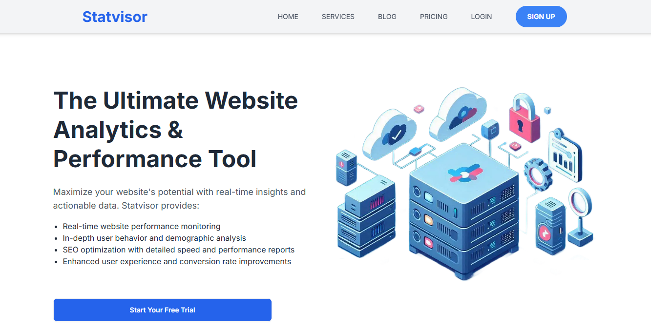 Statvisor Webサイト分析とSEOツール - 高度なWebサイト分析とパフォーマンス最適化ツールメディア3