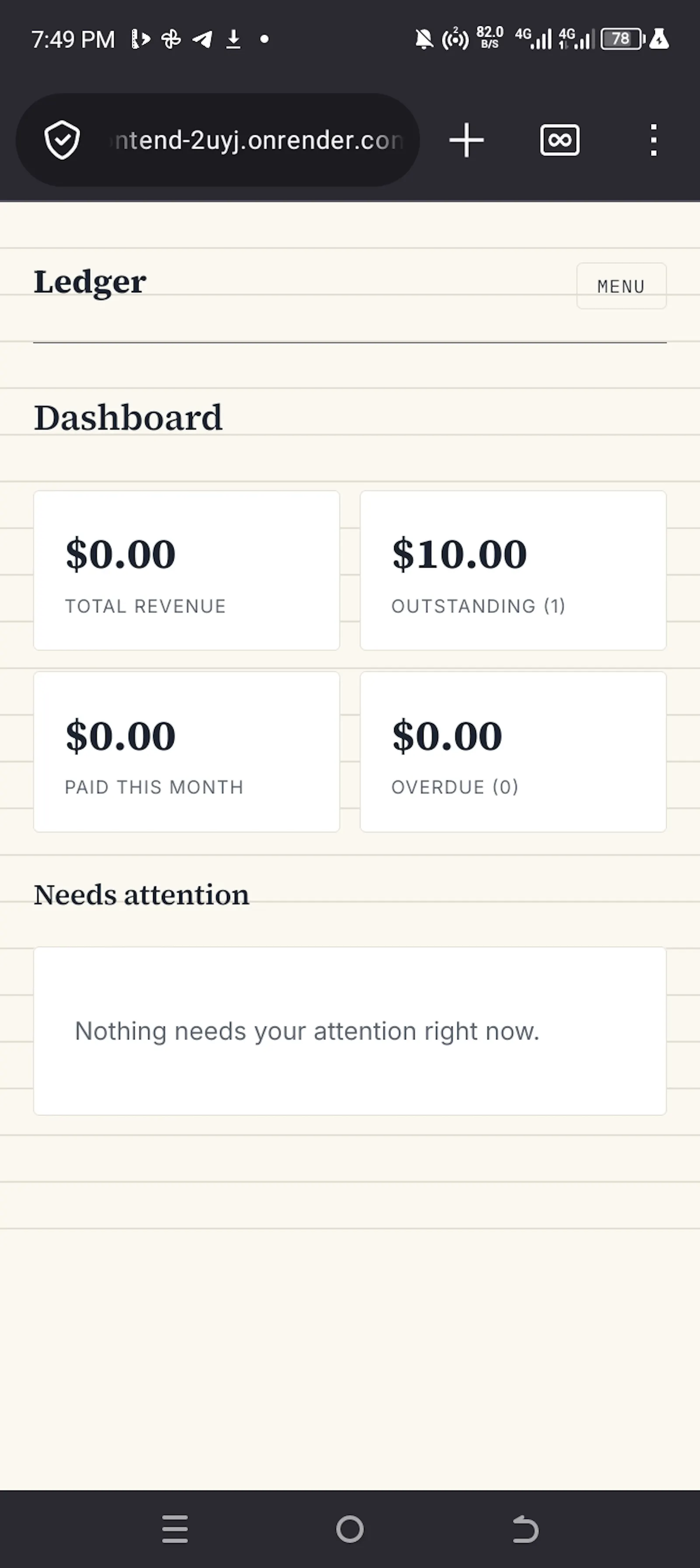 Ledger screenshot 4