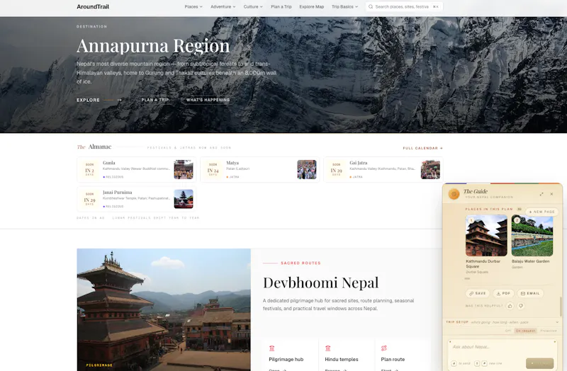 AroundTrail screenshot 1