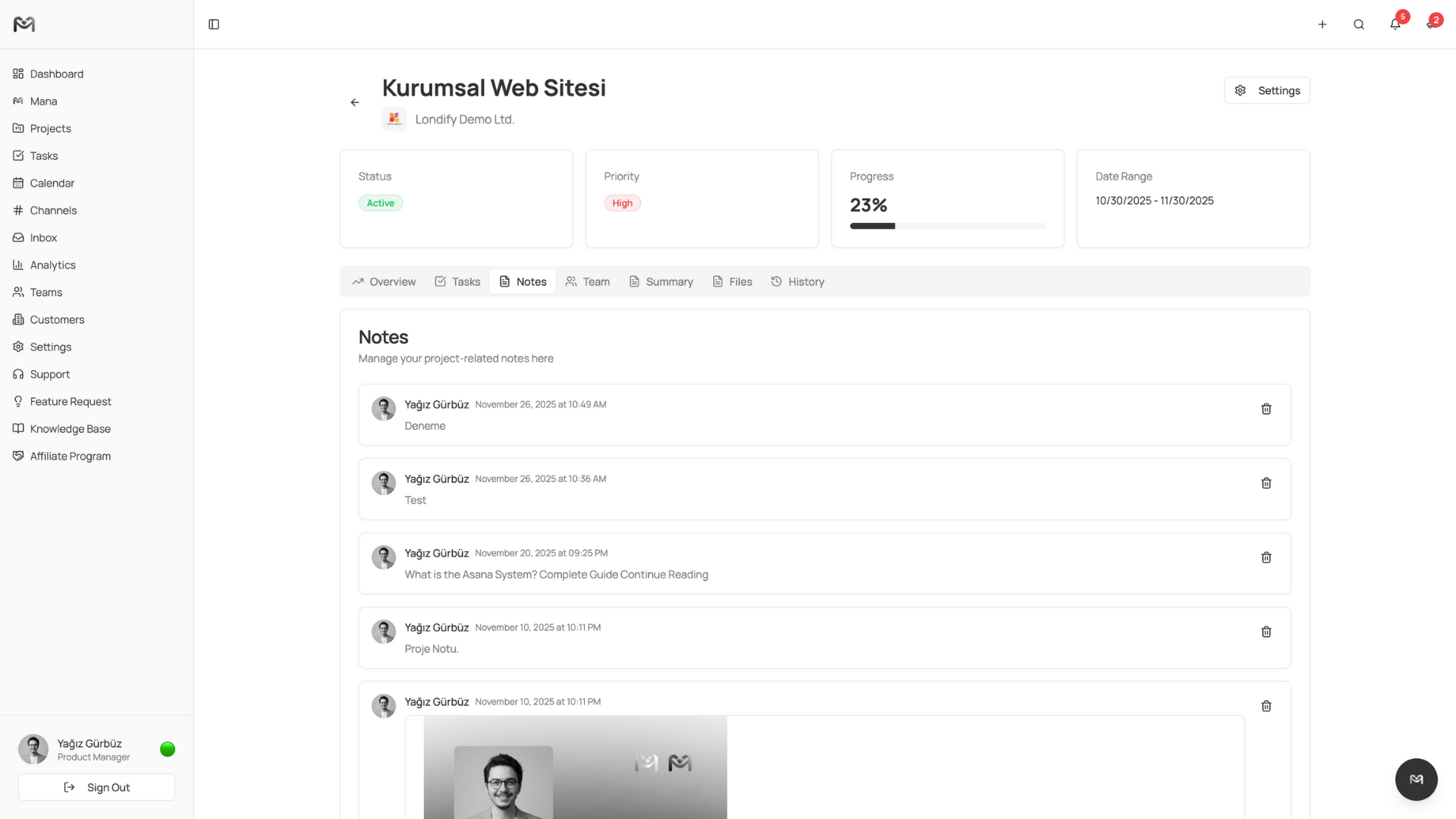 Managelify - Screenshot 5 showing product features and functionality