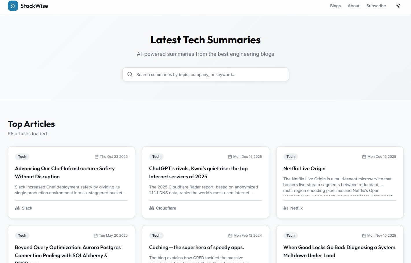 StackWise - Screenshot 2 showing product features and functionality
