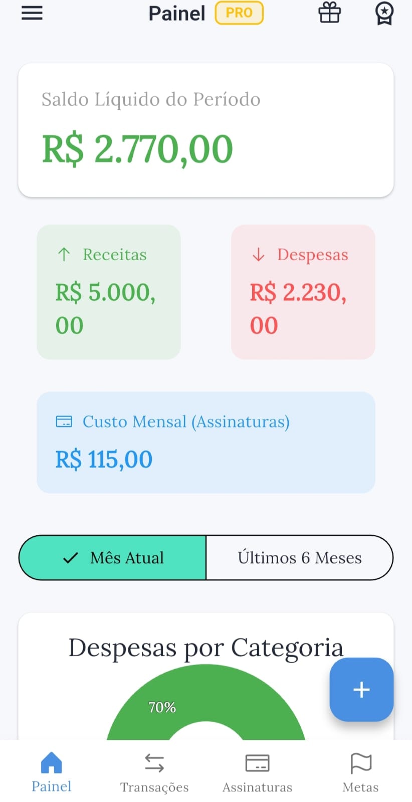 FinSafe - Main screenshot showing features and interface