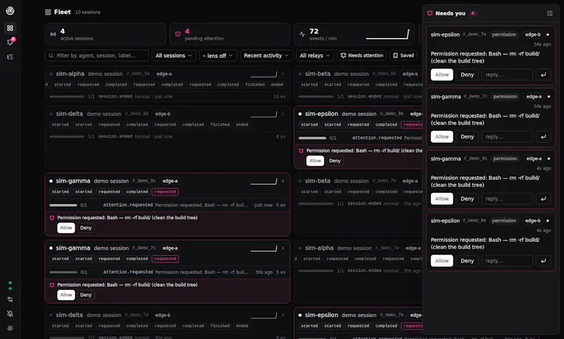 Agent Event Protocol (AEP) screenshot 1