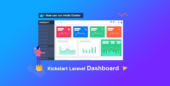 RADMIN- Laravel 대시 보드 스타터 - 대시 보드를 다음 단계로 가져 가십시오! 미디어 1