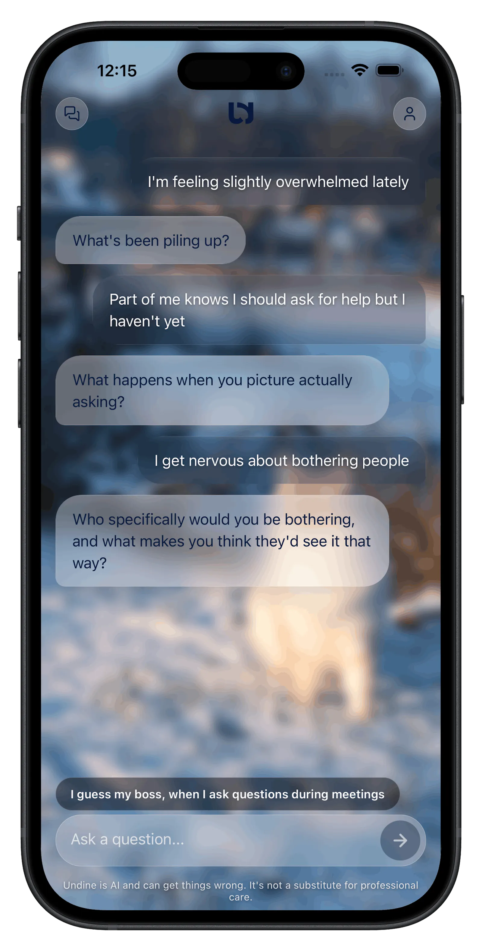 Undine - Your mental health coach screenshot 5