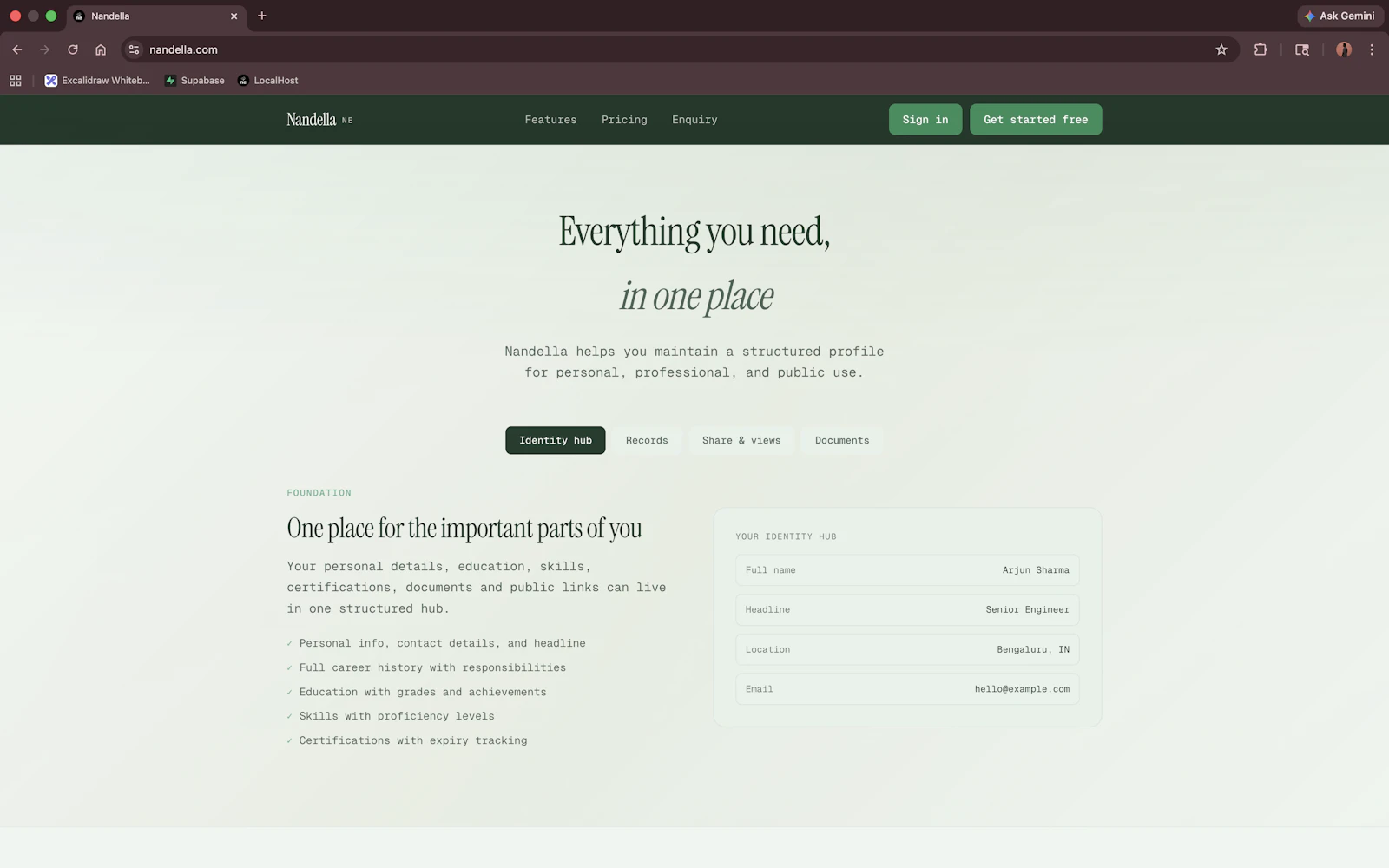 Nandella screenshot 2