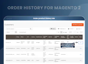 Magento 2 Order History gallery image