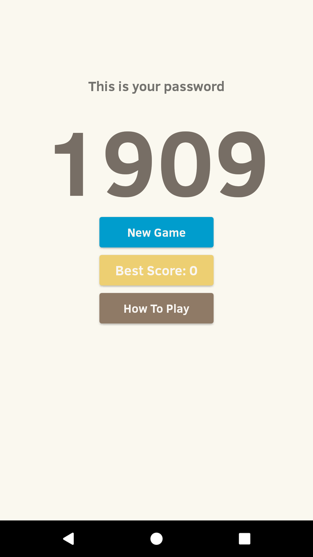 1909 - Previous Password gallery image