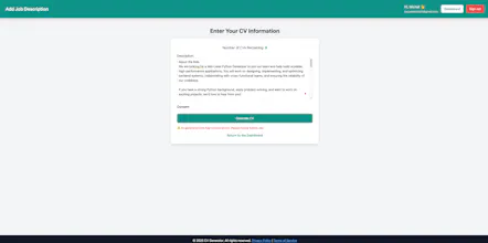 AI CV Generator gallery image