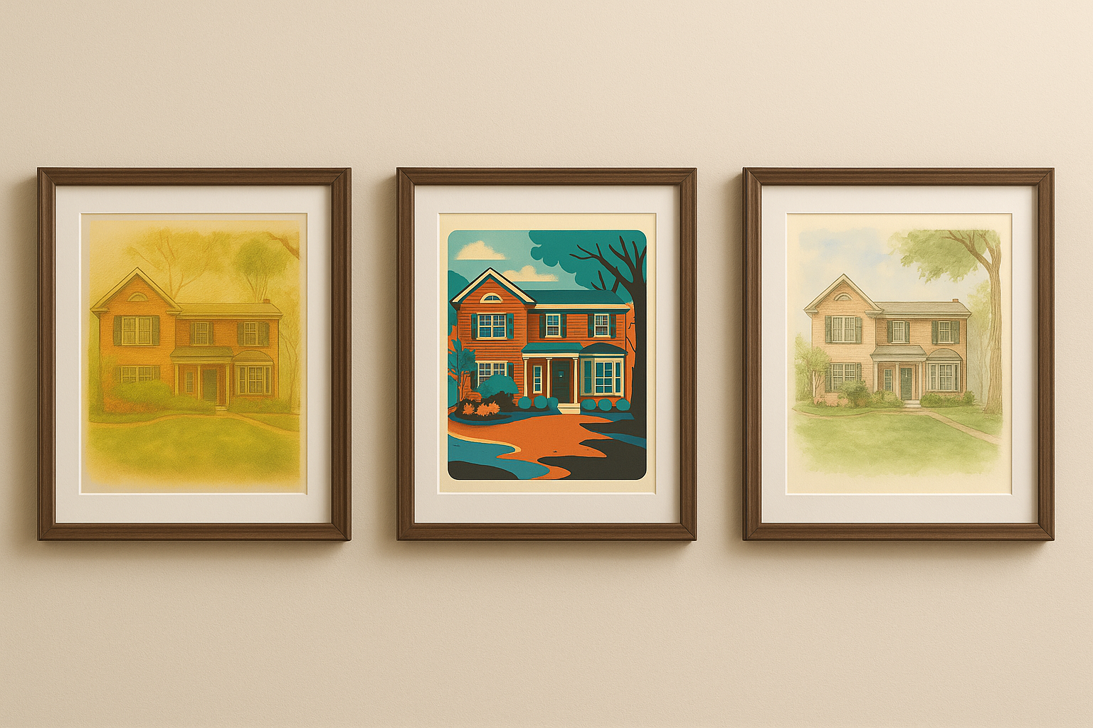 Custom Home Portraits gallery image