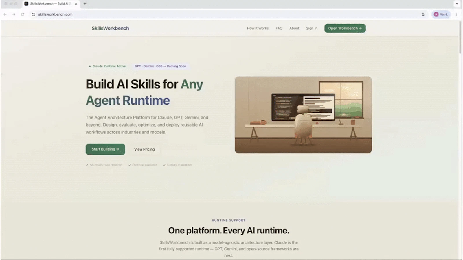 AI Skills Workbench screenshot 1 (video preview)