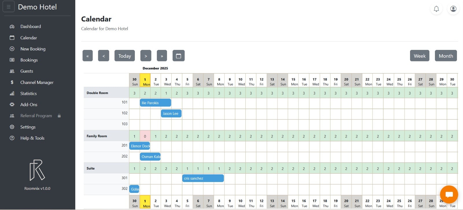 Roomnix – Cloud PMS & Booking Engine - Screenshot 2 showing product features and functionality