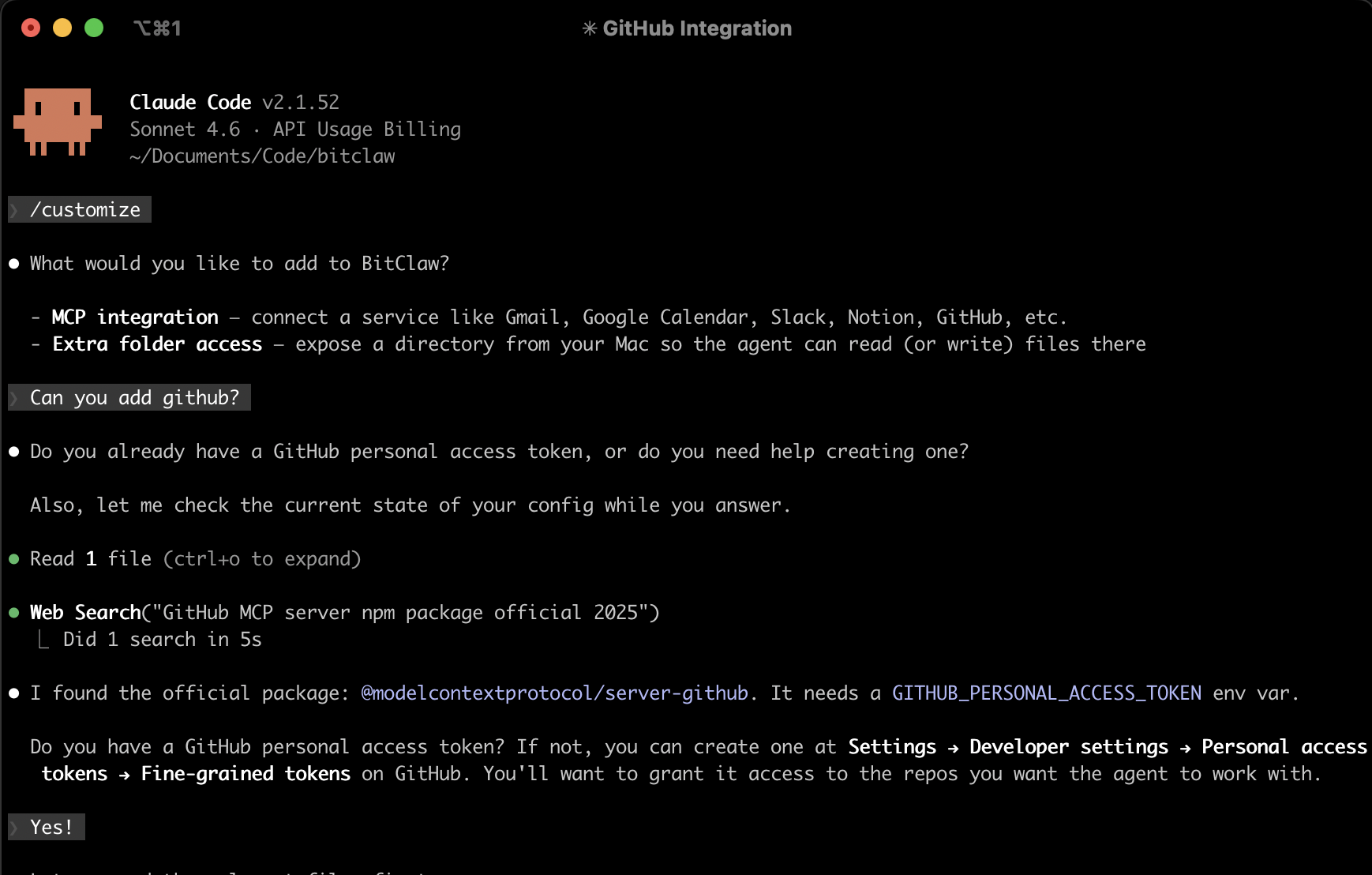 BitClaw gallery image