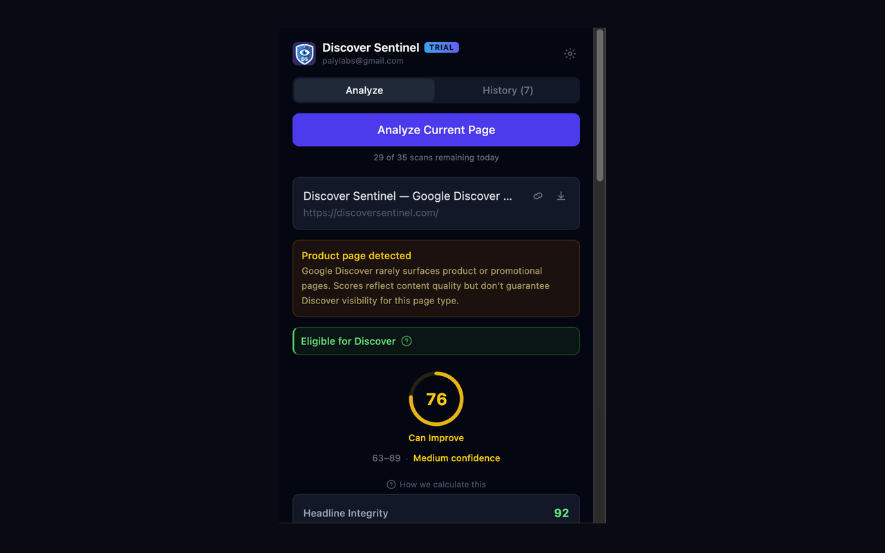 Discover Sentinel gallery image