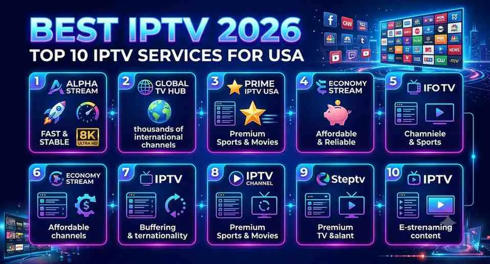 Best IPTV USA: #1 IPTV Services (2026)