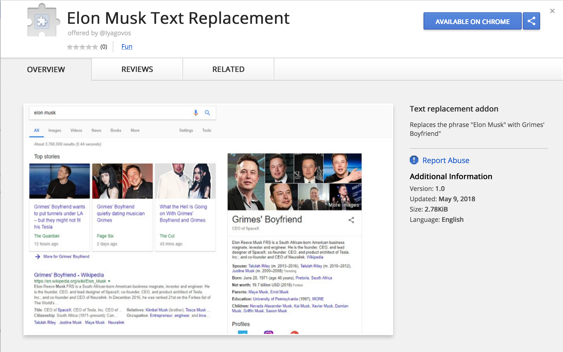 Elon Musk Text Replacement gallery image