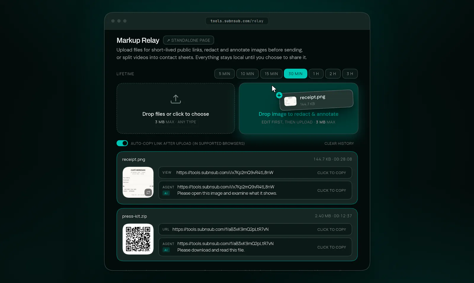 Markup Relay screenshot 1