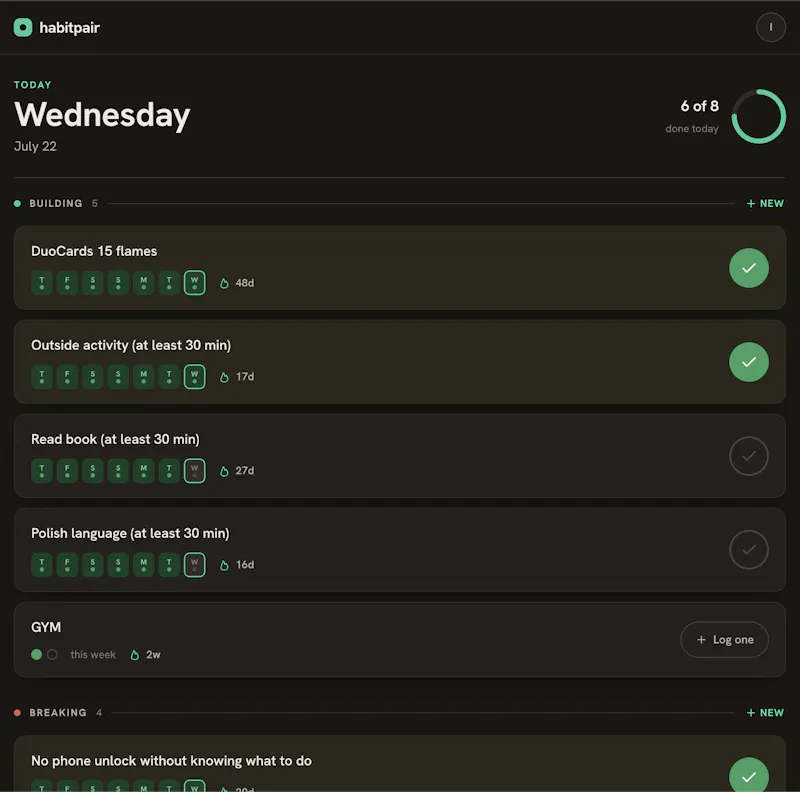 Habitpair screenshot 3