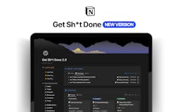 Get Sh*t Done 2.0 | Notion Template media 1