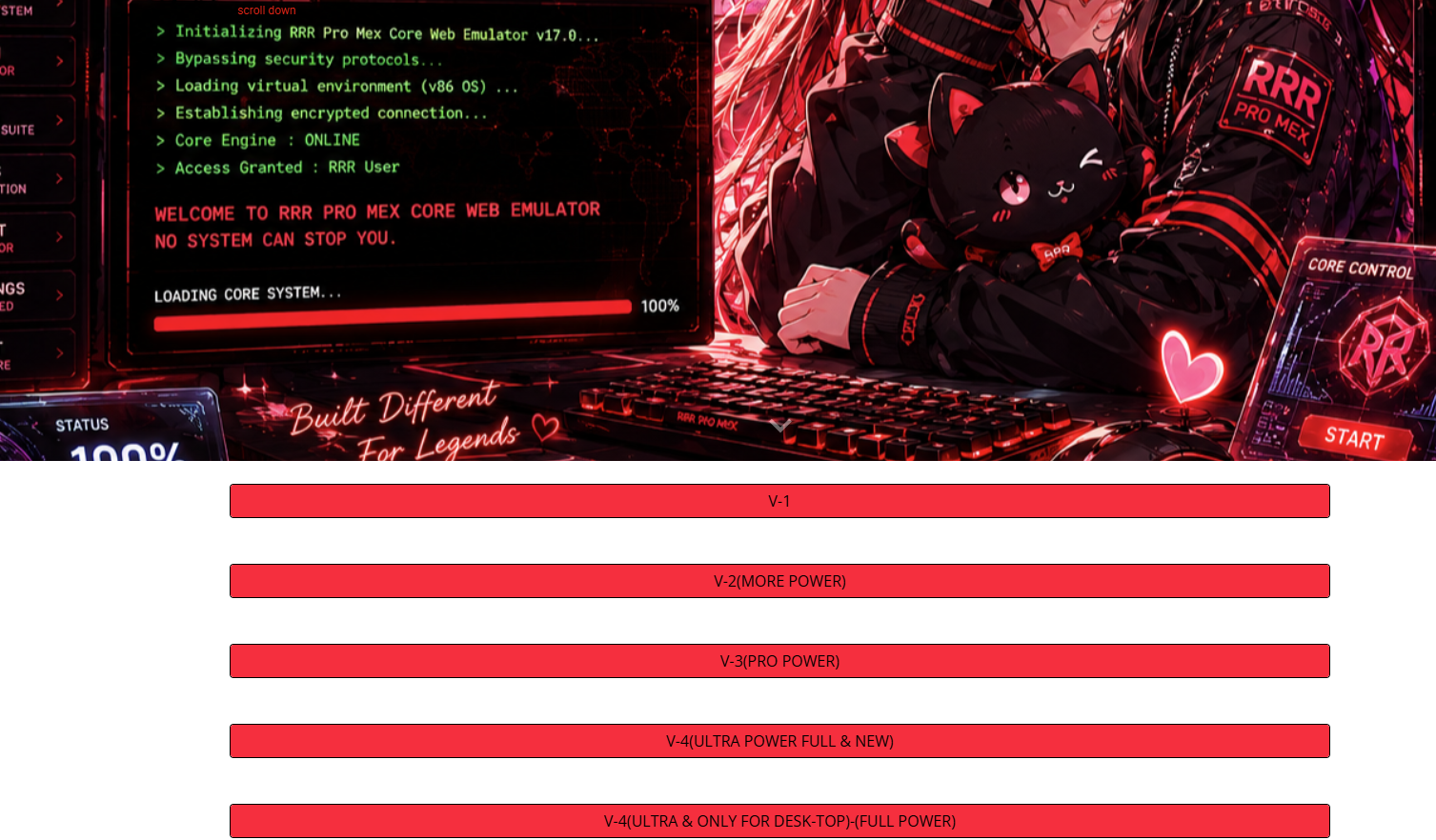 RRR PRO MEX- WEB EMULATOR gallery image