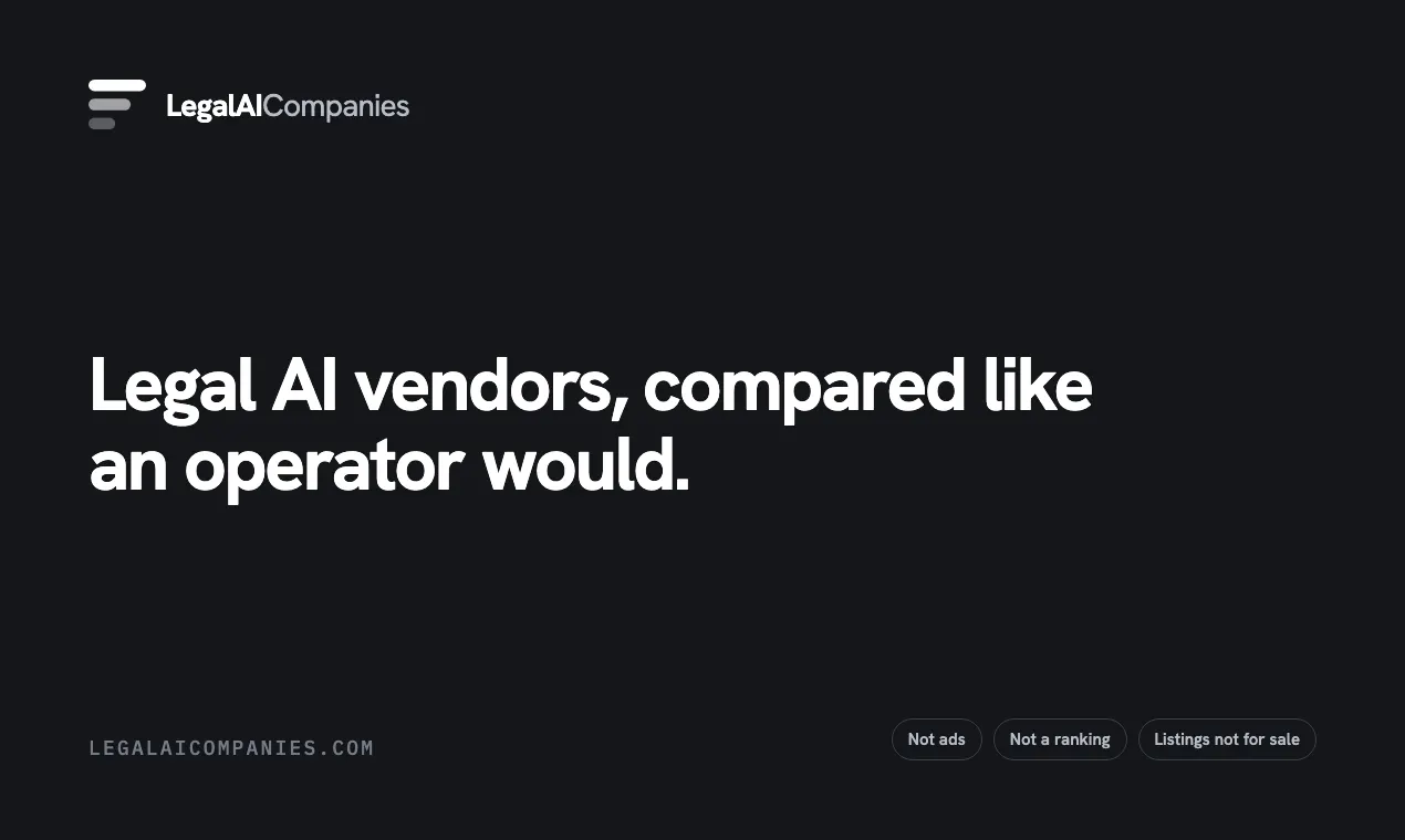Legal AI Companies gallery image