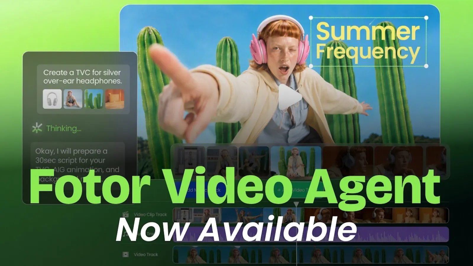 Video Agent by Fotor screenshot 1 (video preview)
