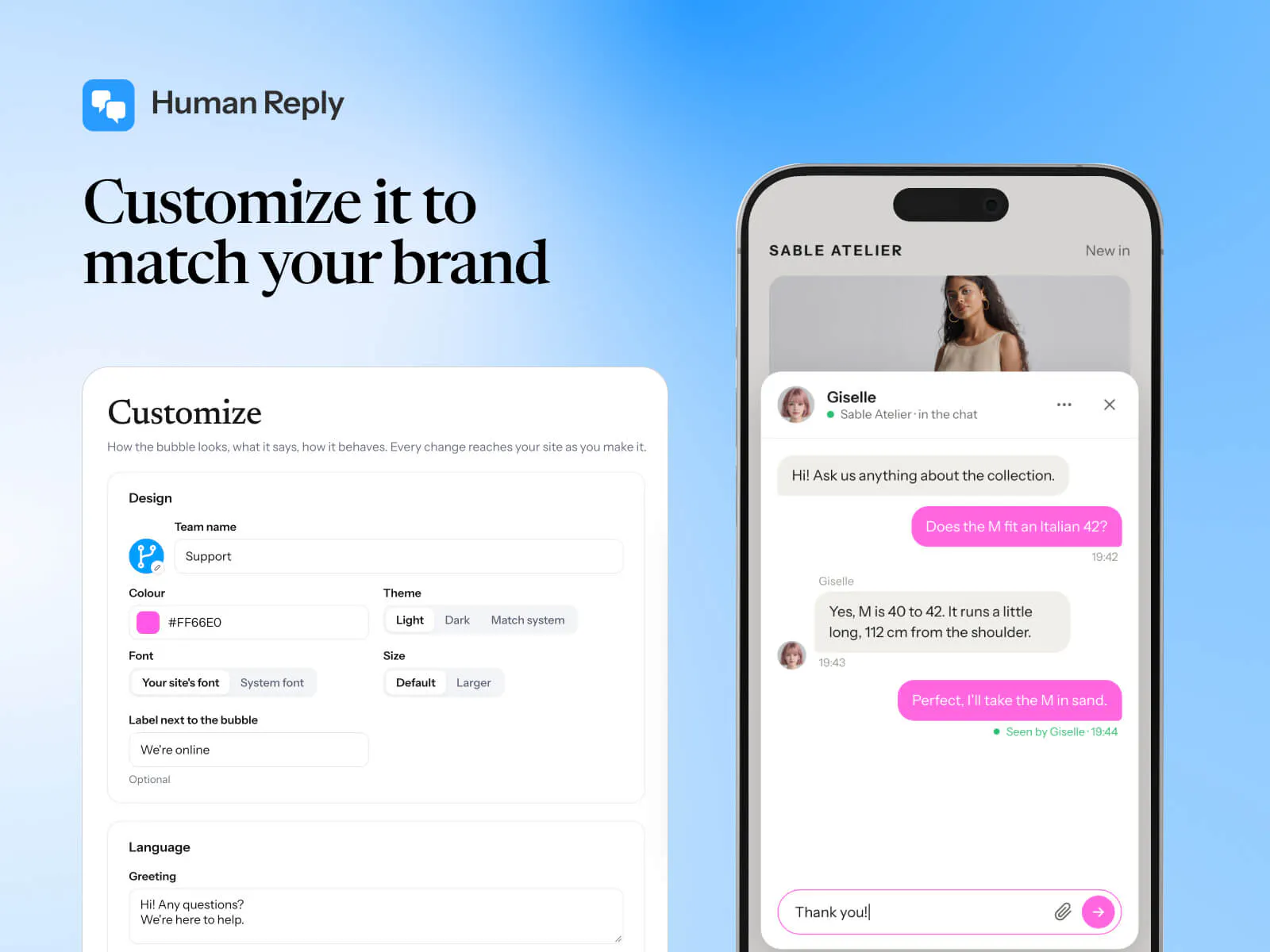 Human Reply gallery image