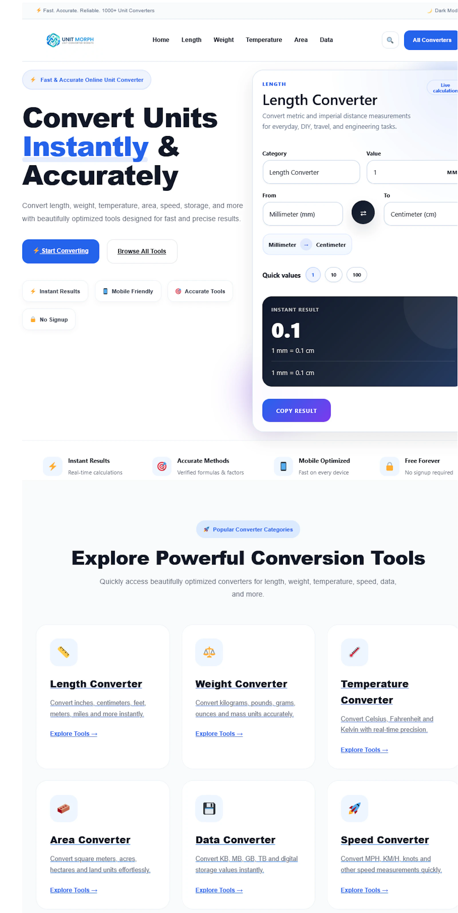 unitmorph.com screenshot 2